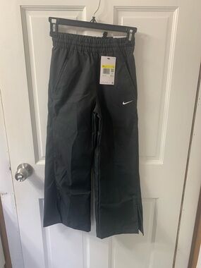Nike Black Kids' Jogger Pants with White Swoosh